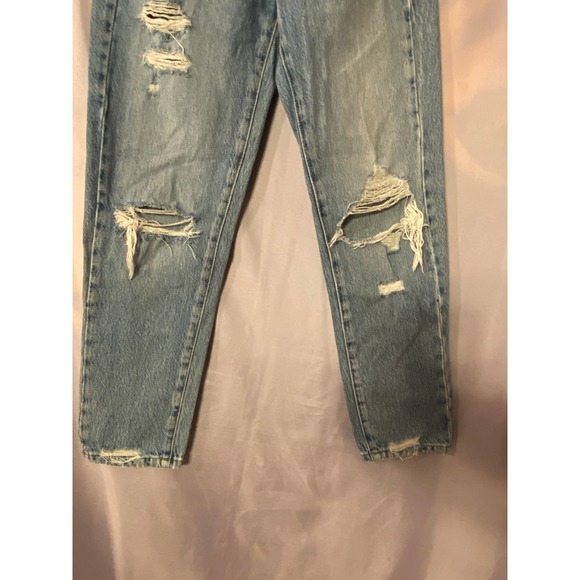 Garage Denim Jeans  Size 00  Heavy Denim  Straight Leg distressed jeans - Picture 14 of 14